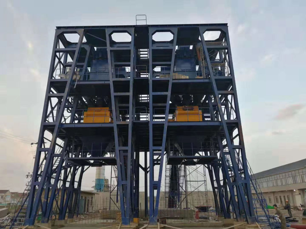 HZS90 90m3/H कंक्रीट मिक्सिंग प्लांट तैयार मिश्रित उच्च दक्षता