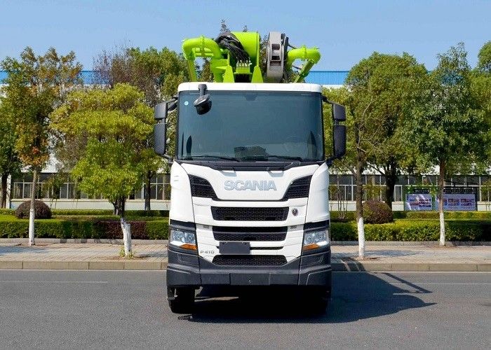 यूरो 5 एमिशन बूम कंक्रीट पम्प ट्रक 48m 3 एक्सिस न्यू कंडीशन