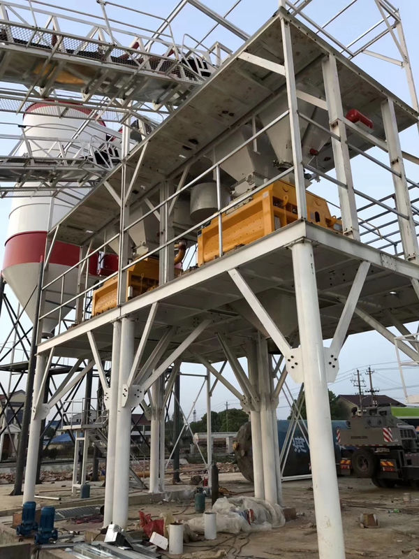 JS3000 मिक्सर के साथ क्षमता 150m3 260KW मोबाइल बैचिंग प्लांट मोबाइल