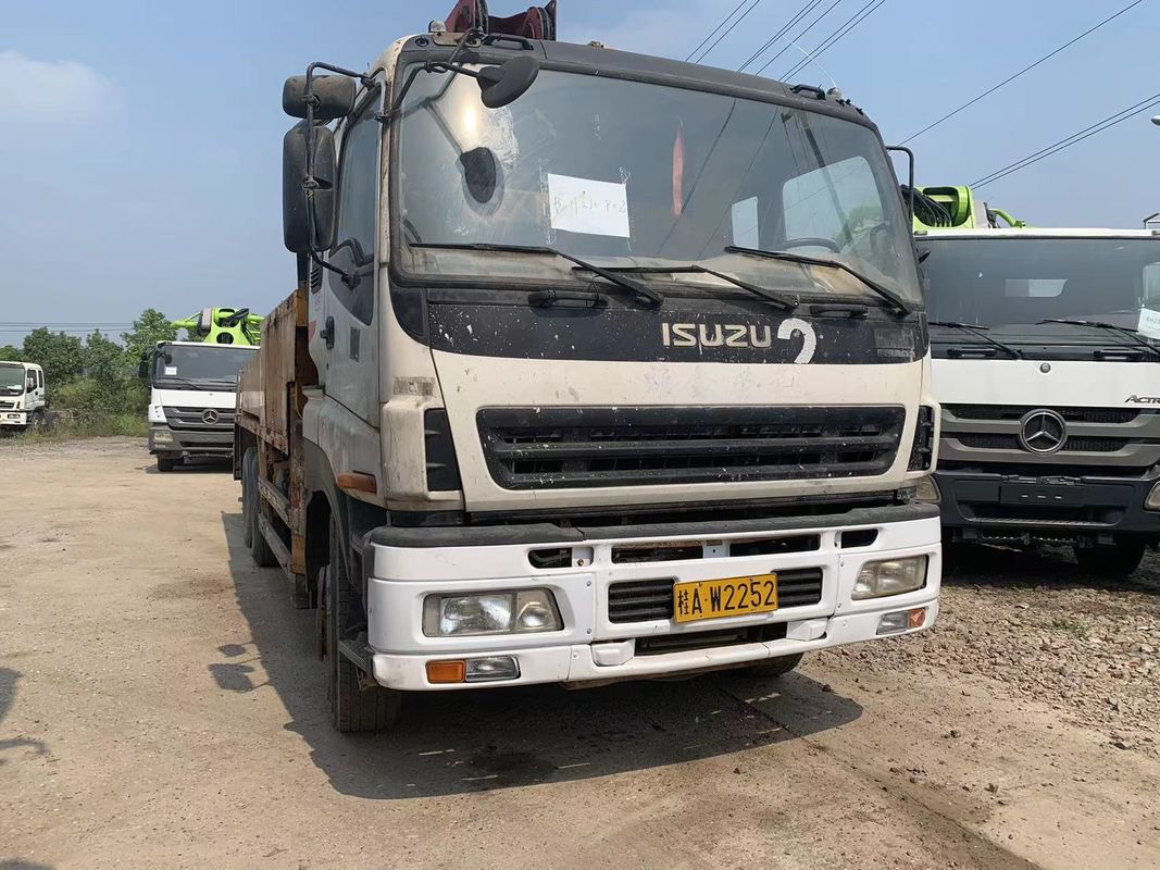 Putzmeister प्रयुक्त कंक्रीट पम्पिंग Isuzu ट्रक 42m . का पुन: निर्माण किया गया