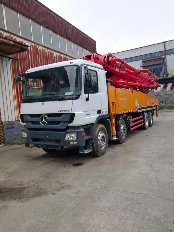 Sany 52 मीटर बेंज 2012 वर्ष निर्माण के लिए प्रयुक्त कंक्रीट पम्प ट्रक