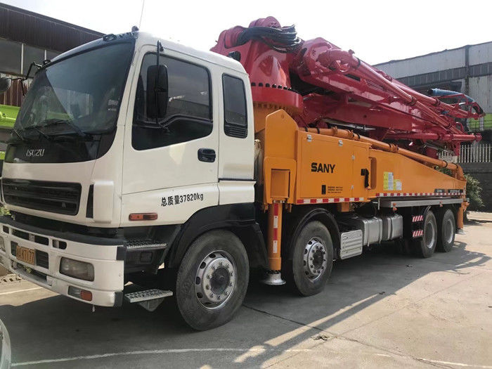 287KW निर्माण के लिए प्रयुक्त कंक्रीट पम्प ट्रक 46 मीटर