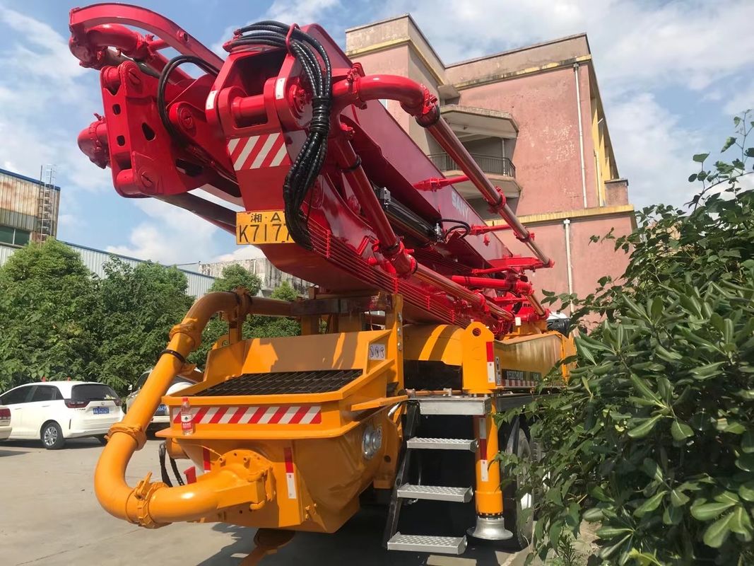 287KW निर्माण के लिए प्रयुक्त कंक्रीट पम्प ट्रक 46 मीटर