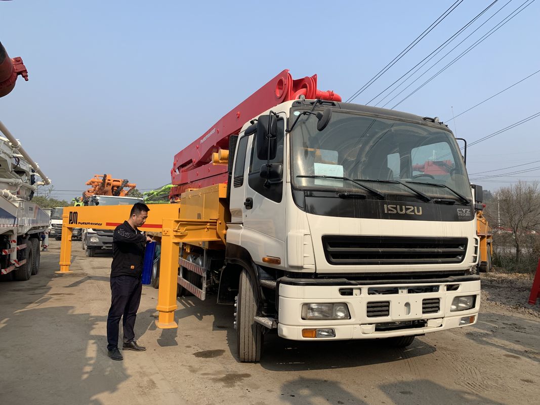 जर्मनी पीएम हैवी ड्यूटी 140m3/H 38m बूम कंक्रीट ट्रक