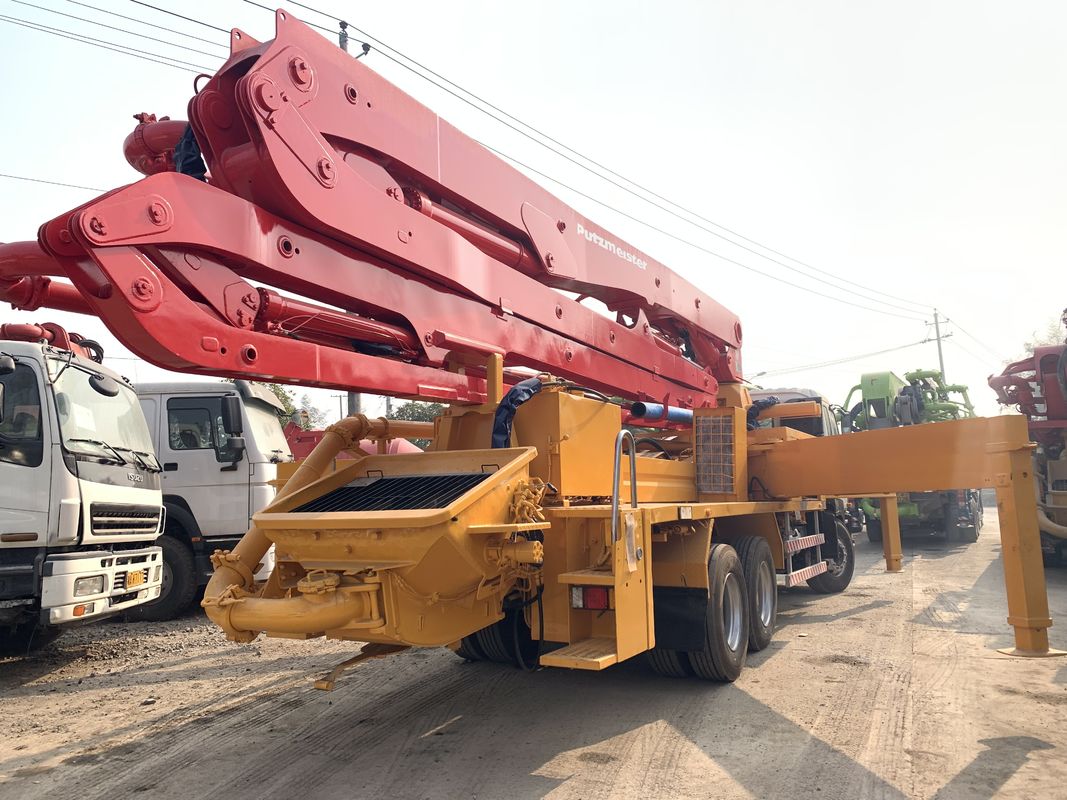 जर्मनी पीएम हैवी ड्यूटी 140m3/H 38m बूम कंक्रीट ट्रक