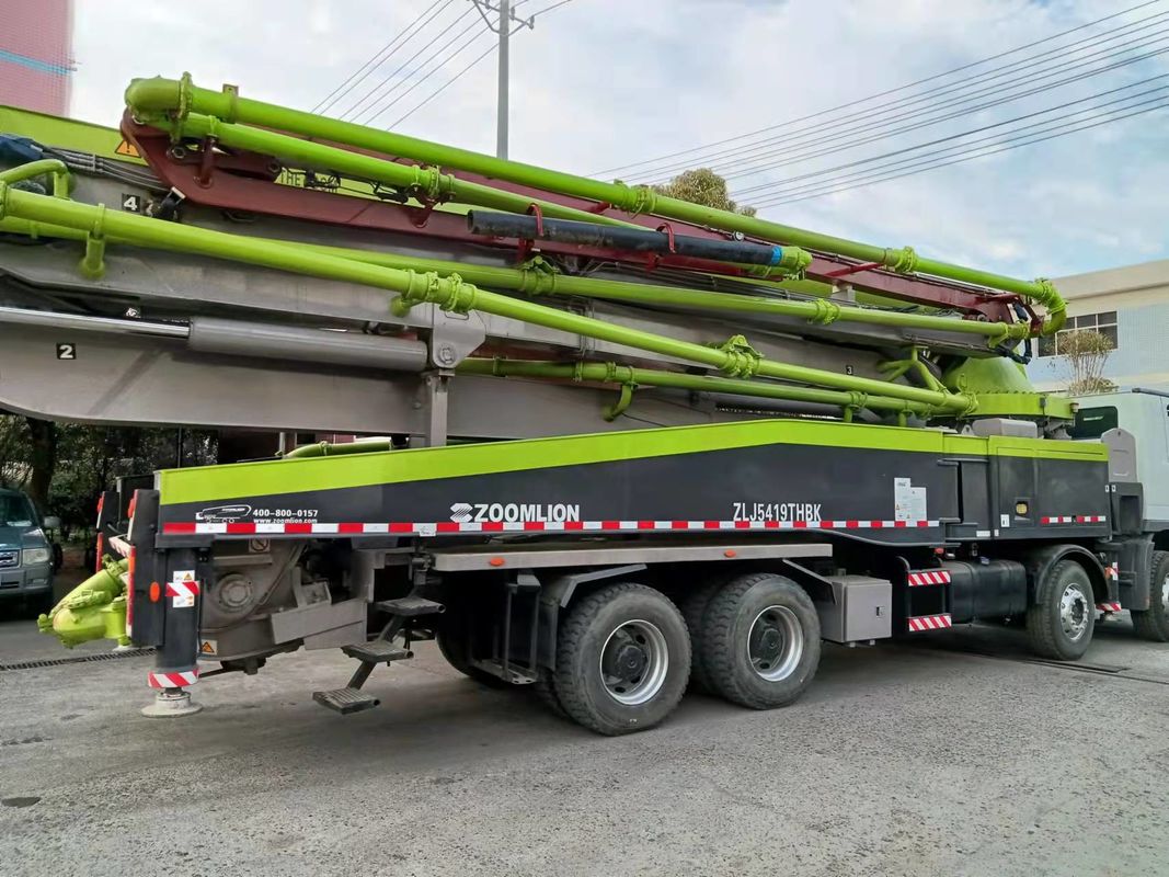 जूमलियन 180m3/H 60m बूम 9Mpa कंक्रीट पम्प ट्रक