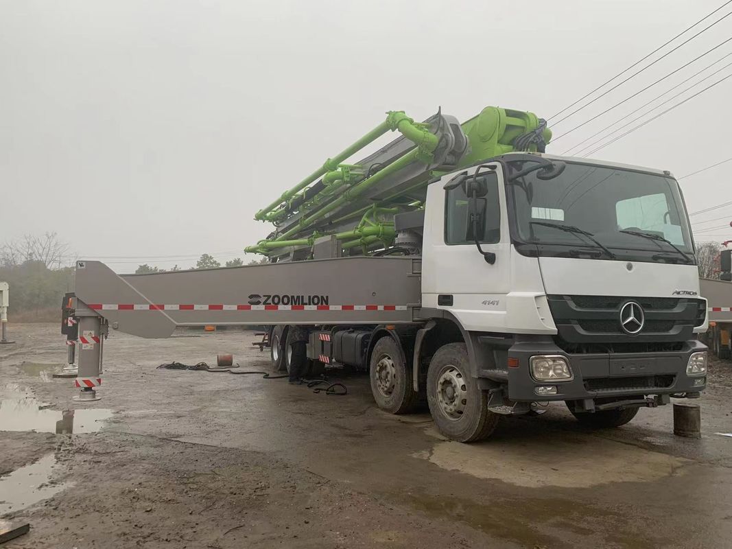 पुनर्निर्मित जूमलियन 63m ACTROS 4141 कंक्रीट पम्पर ट्रक