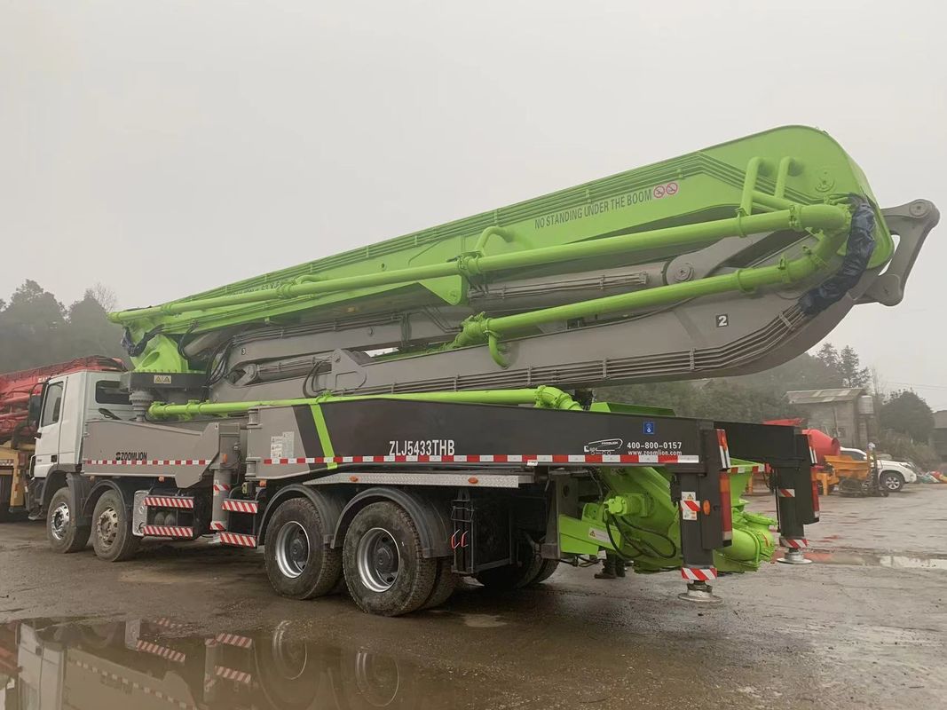पुनर्निर्मित जूमलियन 63m ACTROS 4141 कंक्रीट पम्पर ट्रक