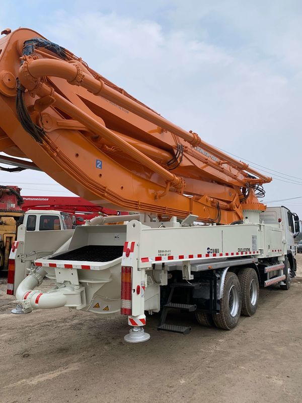 6x4 49m बूम डीजल इंजन प्रयुक्त सीमेंट पंप ट्रक