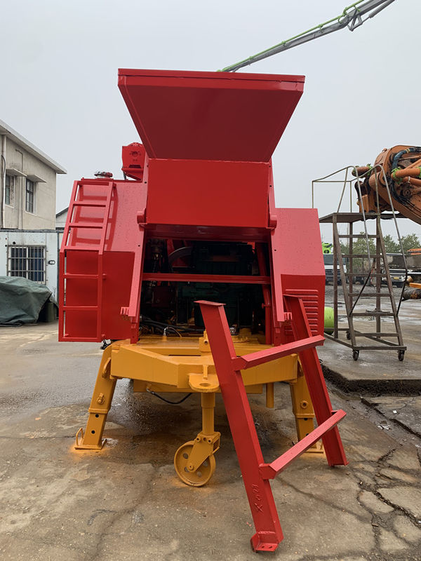 62KW सेल्फ लोडिंग कंक्रीट मिक्सर मशीन, मिनी पोर्टेबल कंक्रीट मिक्सर पंप