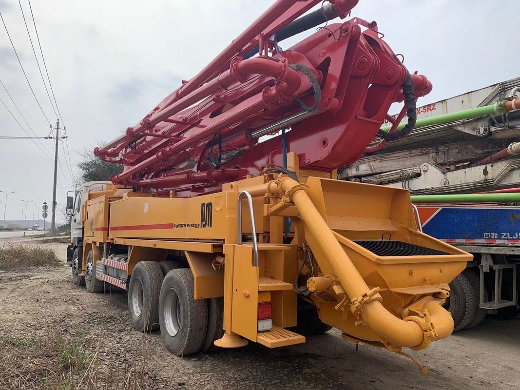 2012 Putzmeister 42m इसुजु चेसिस के साथ कंक्रीट पम्प ट्रक का इस्तेमाल किया