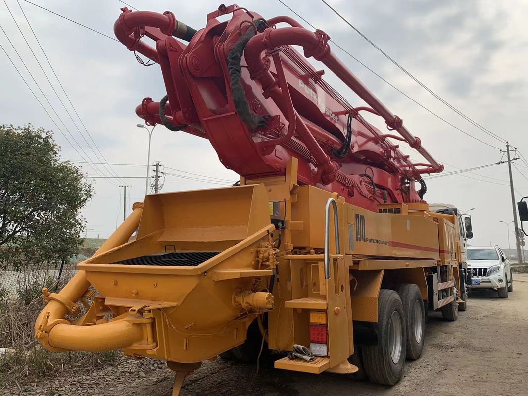 2012 वर्ष Putzmeister 42m इसुजु चेसिस के साथ सीमेंट ट्रक का इस्तेमाल किया