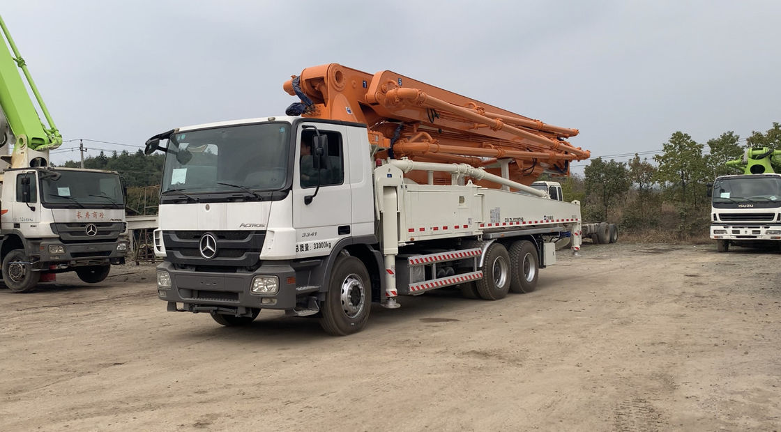 180M3 / H 47m Actros 3341 सीमेंट बूम पंप ISO90001 प्रमाणन के साथ: