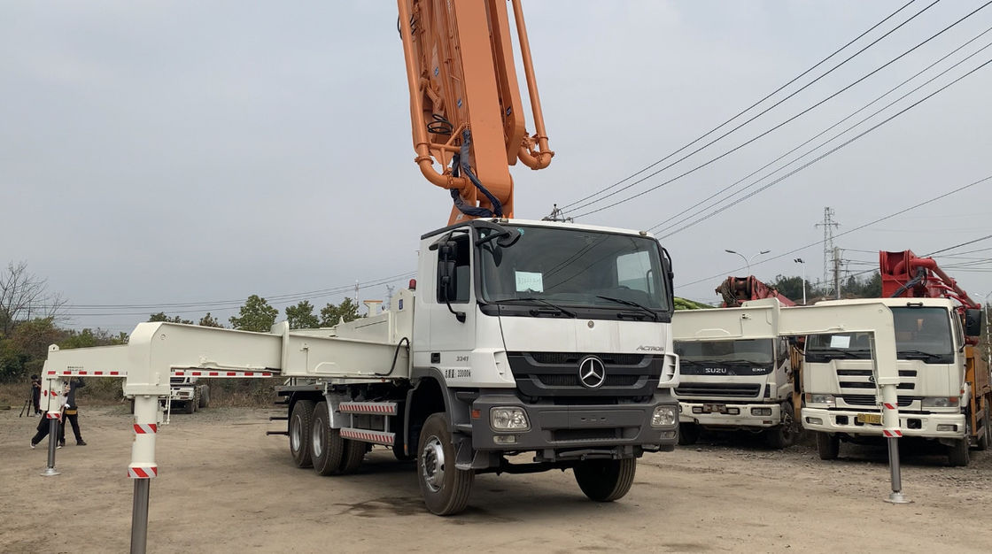 180M3 / H 47m Actros 3341 सीमेंट बूम पंप ISO90001 प्रमाणन के साथ: