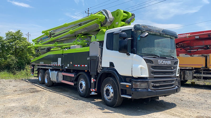 309KW 180M3 / H प्रयुक्त कंक्रीट लाइन पंप ट्रक 56M जूमलियन ZLJ5430THBK