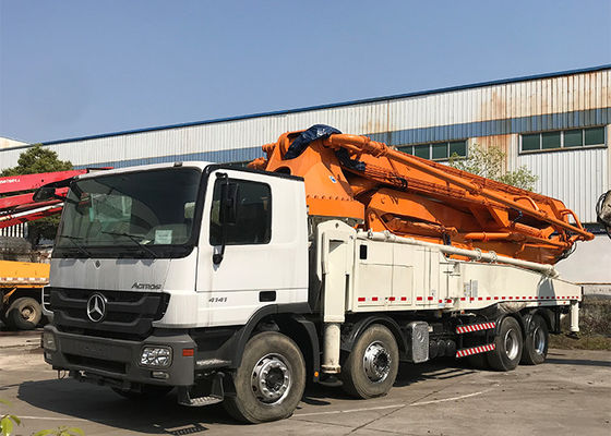 49 मीटर ACTROS 4141 परिवहन के लिए प्रयुक्त कंक्रीट पम्प ट्रक