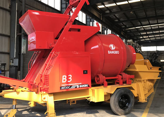 एसएई अनुमोदन 100 मीटर कंक्रीट मिक्सर और निर्माण के लिए पम्पिंग मशीन