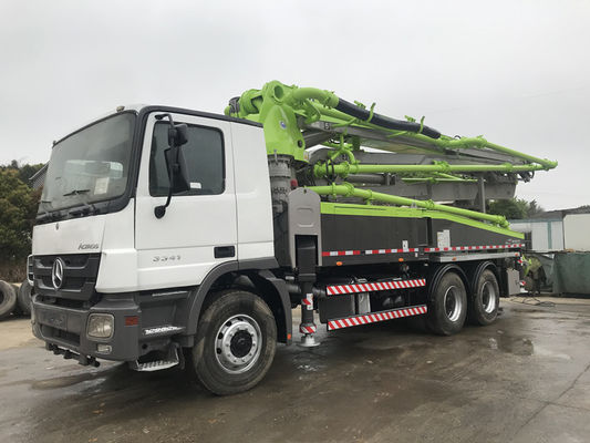 निर्माण 38M बूम प्रयुक्त कंक्रीट पम्प ट्रक 4 बूम 300KW 120 M3/H